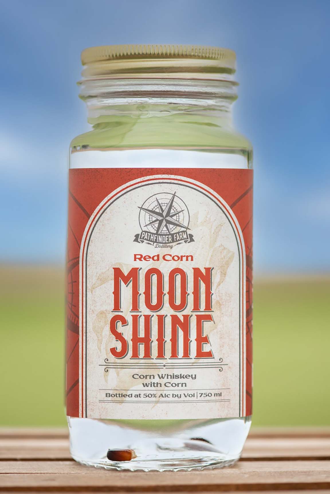 (750 ml) Red Corn Moonshine